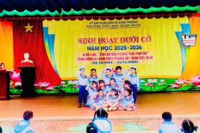 GIAO LƯU CHÀO MỪNG NGÀY THÀNH LẬP QUÂN ĐỘI NHÂN DÂN VIỆT NAM TH XUÂN NGỌC