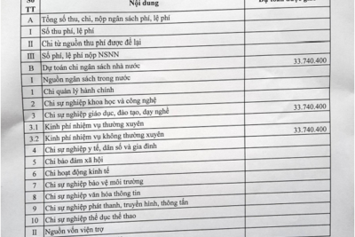 Công khai bổ sung dự toán Ngân sách nhà nước năm 2022 để chi thực hiện chính sách hỗ trợ chi phí học tập và chính sách GD đối với học sinh khuyết tật thuộc hộ nghèo, cận nghèo năm học 2021-2022 của trường Tiểu học Xuân Ngọc.
